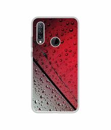 Amazon Brand - Solimo Designer Water Drop On Glass UV Printed Soft Back Case Mobile Cover for Lenovo K10 Plus