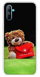 Amazon Brand - Solimo Designer Multicolor Cute Teddy Bear Printed Soft Back Case Mobile Cover for Realme C3