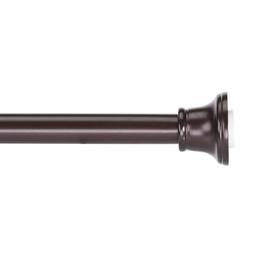 AmazonBasics Decorative Bell Tension Shower Curtain Rod, 42-72