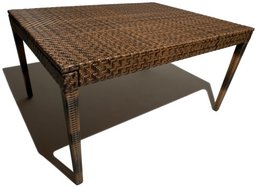 Strathwood Lanai Dining All-Weather Wicker Table