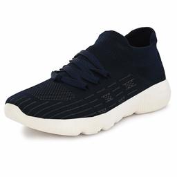 Bourge Men's Loire-172 Navy and Lt.Grey Running Shoes-10 UK (44 EU) (11 US) (Loire-172-10)