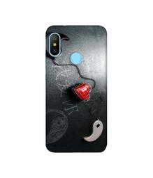 Amazon Brand - Solimo Designer Chinnese Yin and Yang 3D Printed Hard Back Case Mobile Cover for Mi Redmi Note 6 Pro