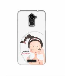 Amazon Brand - Solimo Designer Papa's Princess 3D Printed Hard Back Case Mobile Cover for Coolpad Note 3 Lite