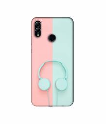 Amazon Brand - Solimo Designer Head Phone 3D Printed Hard Back Case Mobile Cover for Honor 10 Lite