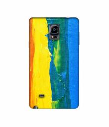 Amazon Brand - Solimo Designer Multicolor Line Color On Canvas 3D Printed Hard Back Case Mobile Cover for Samsung Galaxy Note 4