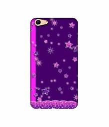 Amazon Brand - Solimo Designer Sparkling Stars 3D Printed Hard Back Case Mobile Cover for Oppo F3