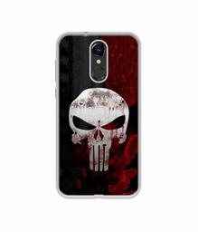 Amazon Brand - Solimo Designer Punisher Skull UV Printed Soft Back Case Mobile Cover for Lava Z70