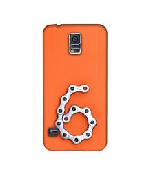 Amazon Brand - Solimo Designer Number Six 3D Printed Hard Back Case Mobile Cover for Samsung Galaxy S5 i9600