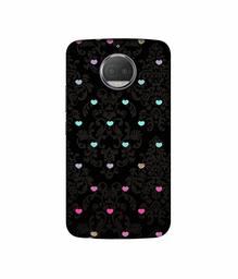 Amazon Brand - Solimo Designer Heart Texture UV Printed Soft Back Case Mobile Cover for Motorola Moto G5S Plus