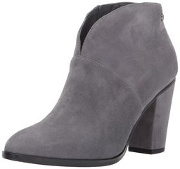 206 Collective Women's Everett Suede High Heel Ankle Bootie, Gris carbón