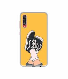 Amazon Brand - Solimo Designer Boy Shoes Pattern UV Printed Soft Back Case Mobile Cover for Samsung Galaxy A70s