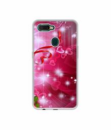 Amazon Brand - Solimo Designer Love UV Printed Soft Back Case Mobile Cover for Oppo A7