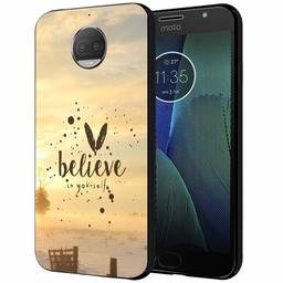 Amazon Brand - Solimo Designer Believe Printed Hard Back Case Mobile Cover for Moto G5S Plus (D1232)