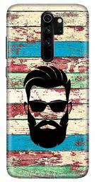 Amazon Brand - Solimo Designer Beard Man 3D Printed Hard Back Case Mobile Cover for Xiaomi Redmi Note 8 Pro