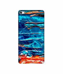 Amazon Brand - Solimo Designer Blue Oil Color 3D Printed Hard Back Case Mobile Cover for Gionee Elife S7