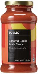 Solimo Roasted Garlic Pasta Sauce, 24oz