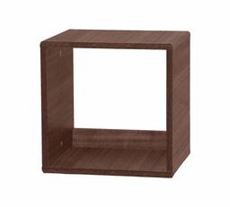 Marca Amazon - Movian Cubo de almacenamiento modular de madera MDF, Marrón, 34.9 x 29 x 34.4 cm