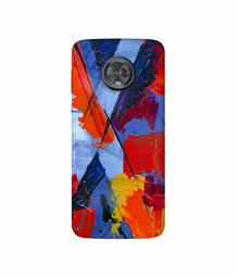 Amazon Brand - Solimo Designer X Multicolor Texture 3D Printed Hard Back Case Mobile Cover for Motorola Moto G6