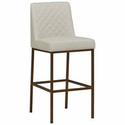 Amazon Brand – Rivet Vermont Modern Diamond-Stitched Kitchen Counter Bar Stool, 42