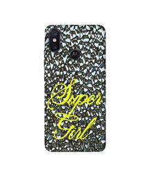 Amazon Brand - Solimo Designer Super Girl On Foil 3D Printed Hard Back Case Mobile Cover for Motorola One Power