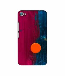 Amazon Brand - Solimo Designer Pink and Blue Brush Texture 3D Printed Hard Back Case Mobile Cover for Micromax Canvas Fire 4 A107