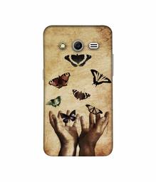 Amazon Brand - Solimo Designer Butterflies 3D Printed Hard Back Case Mobile Cover for Samsung Galaxy Core 2 G355H