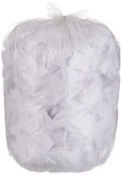 AmazonBasics 23 Gallon Slim Trash Can Liner, 1.6 mil, Clear, 250-Count