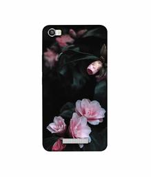 Amazon Brand - Solimo Designer Dark Flowers Photography 3D Printed Hard Back Case Mobile Cover for Lava Iris X8