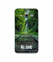 Amazon Brand - Solimo Designer Alone 3D Printed Hard Back Case Mobile Cover for Samsung Galaxy Core 2 G355H