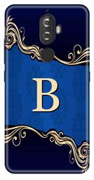 Amazon Brand - Solimo Designer Blue Pattern Alphabet-B 3D Printed Hard Back Case Mobile Cover for Lenovo K8 Plus