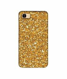 Amazon Brand - Solimo Designer Golden Sparkle 3D Printed Hard Back Case Mobile Cover for Asus Zenfone 3S Max