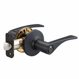 AmazonBasics Victorial Door Lever - Privacy - Matte Black