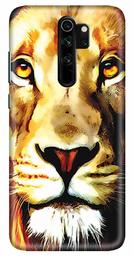 Amazon Brand - Solimo Designer Lion Design 3D Printed Hard Back Case Mobile Cover for Xiaomi Redmi Note 8 Pro