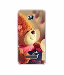 Amazon Brand - Solimo Designer Teddy Bear UV Printed Soft Back Case Mobile Cover for Micromax Canvas Spark 3 Q385