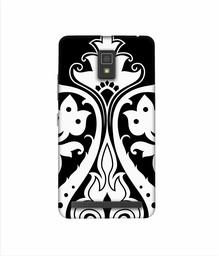 Amazon Brand - Solimo Designer S Shape Rangoli 3D Printed Hard Back Case Mobile Cover for Lenovo A6600