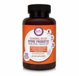 Nature's Instincts Seasonal Relief Probiotic | Potent Probiotics For Gut Health + Indoor & Outdoor Seasonal Support | No Soy, Dairy, Gluten or GMOs | Shelf Stable Probiotic, 120 Vegetarian Capsules