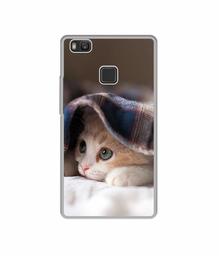 Amazon Brand - Solimo Designer Sleepy Kitten UV Printed Soft Back Case Mobile Cover for Huawei Honor 8 Smart