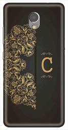 Amazon Brand - Solimo Designer Black Pattern Alphabet-C 3D Printed Hard Back Case Mobile Cover for Lenovo P2