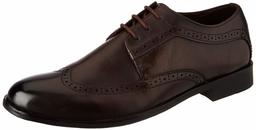 Amazon Brand - Symbol Men's Cherry PU Formal Shoes - 10 UK (AZ-SY-423)