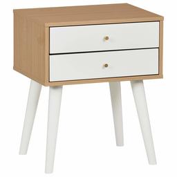 Amazon Brand – Rivet Claremont Contemporary Nightstand with Tapered Legs, 20