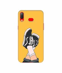 Amazon Brand - Solimo Designer Boy Shoes Pattern 3D Printed Hard Back Case Mobile Cover for Samsung Galaxy A6s