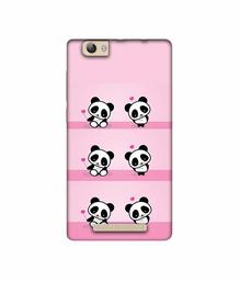 Amazon Brand - Solimo Designer Panda Pattern UV Printed Soft Back Case Mobile Cover for Lava A97