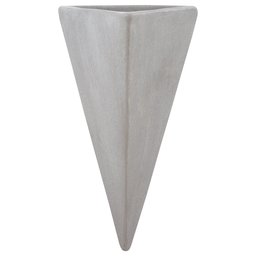 Amazon Brand – Rivet Triangular Wall Mount Vase, 7