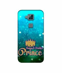 Amazon Brand - Solimo Designer Mummy & Daddy's Prince 3D Printed Hard Back Case Mobile Cover for Huawei G8