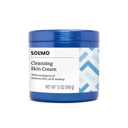 Amazon Brand - Solimo Cleansing Skin Cream with Eucalyptus Oil, 12 Ounce