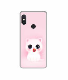 Amazon Brand - Solimo Designer Kitty UV Printed Soft Back Case Mobile Cover for Mi Redmi Note 5 Pro