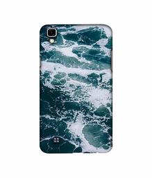 Amazon Brand - Solimo Designer Sea Waves 3D Printed Hard Back Case Mobile Cover for LG X Power