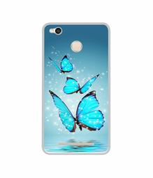 Amazon Brand - Solimo Designer Flying Butterflies UV Printed Soft Back Case Mobile Cover for Mi Redmi 3S Prime