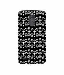 Amazon Brand - Solimo Designer White Flowers Pattern 3D Printed Hard Back Case Mobile Cover for LG Stylus 3