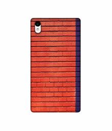 Amazon Brand - Solimo Designer Red and Purple Brick 3D Printed Hard Back Case Mobile Cover for Sony Xperia Z2